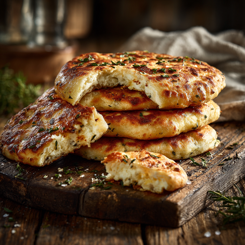 2 Ingredient Cottage Cheese Flatbread Recipe