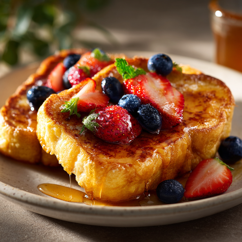 2 Minute Microwave French Toast - Quick & Easy Recipe