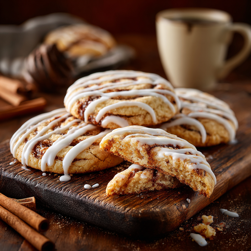 Cinnamon Roll Cheesecake Cookies: Irresistibly Delicious