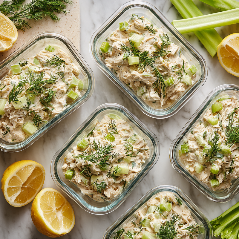 Classic Chicken Salad Meal Prep for the Week