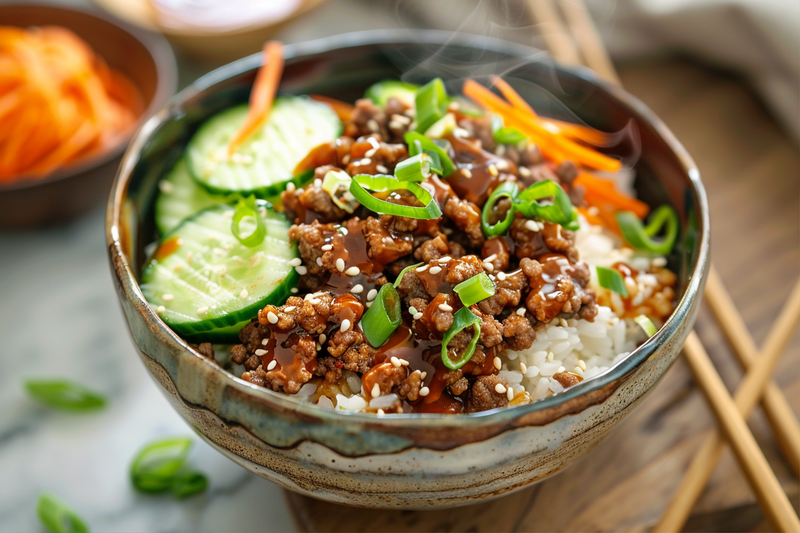 Delicious Korean Ground Beef Bowl (Quick & Easy)