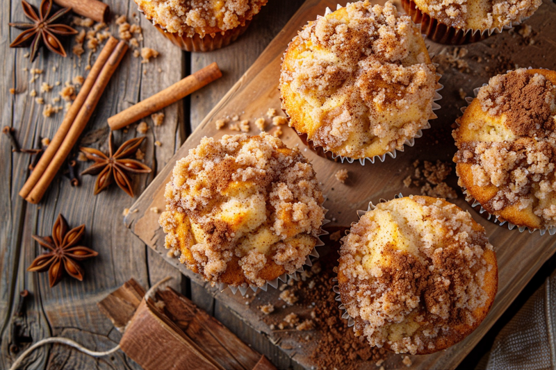 Sourdough Coffee Cake Muffins Recipe - Quick & Delicious