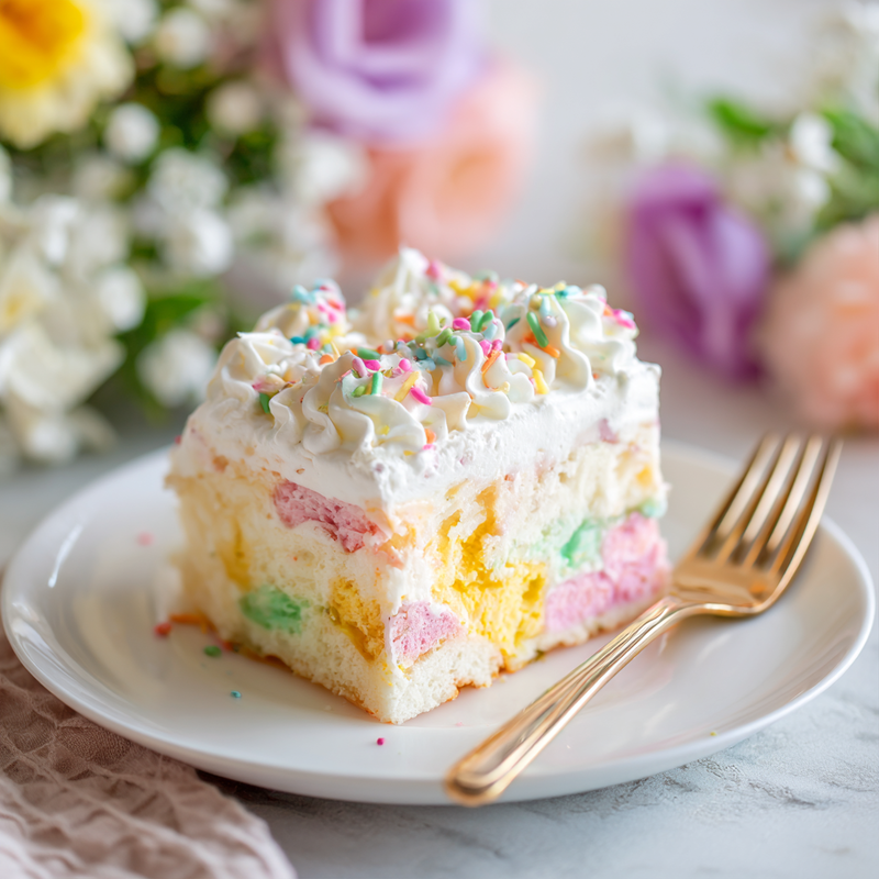 Easy Easter Poke Cake – Fun Spring Dessert