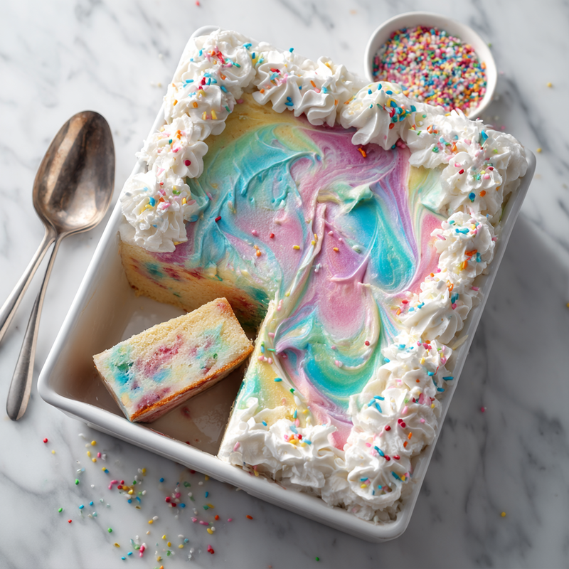 Easy Easter Poke Cake Recipe for a Colorful Delight