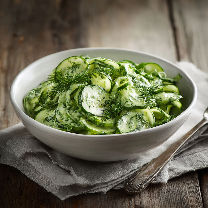 Green Goddess Cucumber Salad | Fresh & Easy Budget Recipe