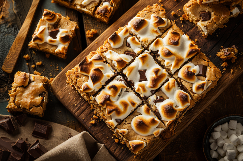 S'mores Cookie Bars - Easy No-Campfire Recipe
