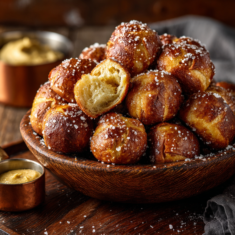 Sourdough Discard Pretzel Bites Recipe | Easy & Delicious