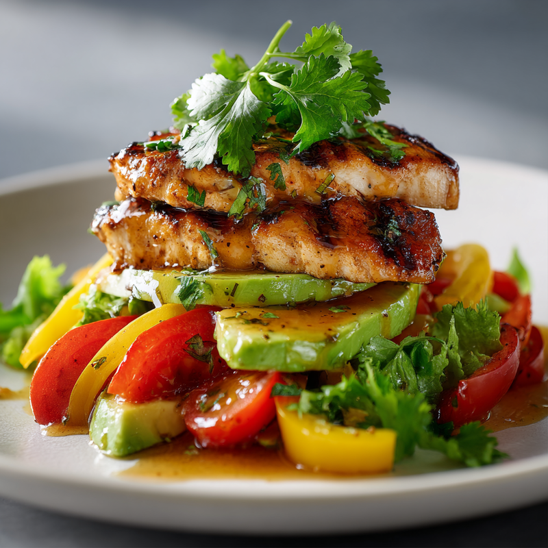 Honey Lime Chicken Stack Recipe - Fresh & Flavorful